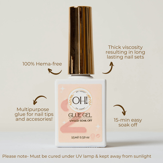 Nail Glue Gel - Oh Honey