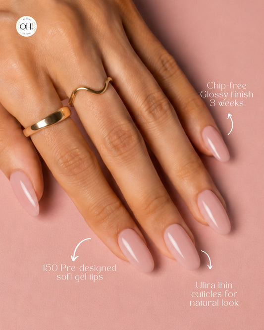 Nude Gloss Nail tips