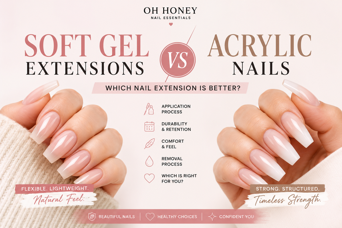 Soft Gel Extensions vs Acrylic Nails: Which Nail Extension Is Better?