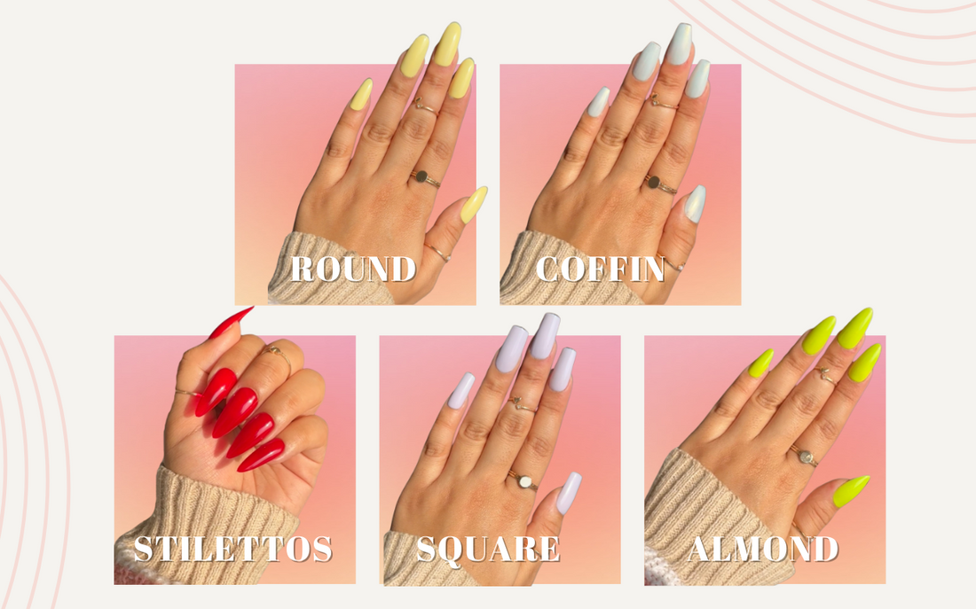 💡💬 Shape Up Your Style: A Guide to Different Nail Shapes - Oh Honey
