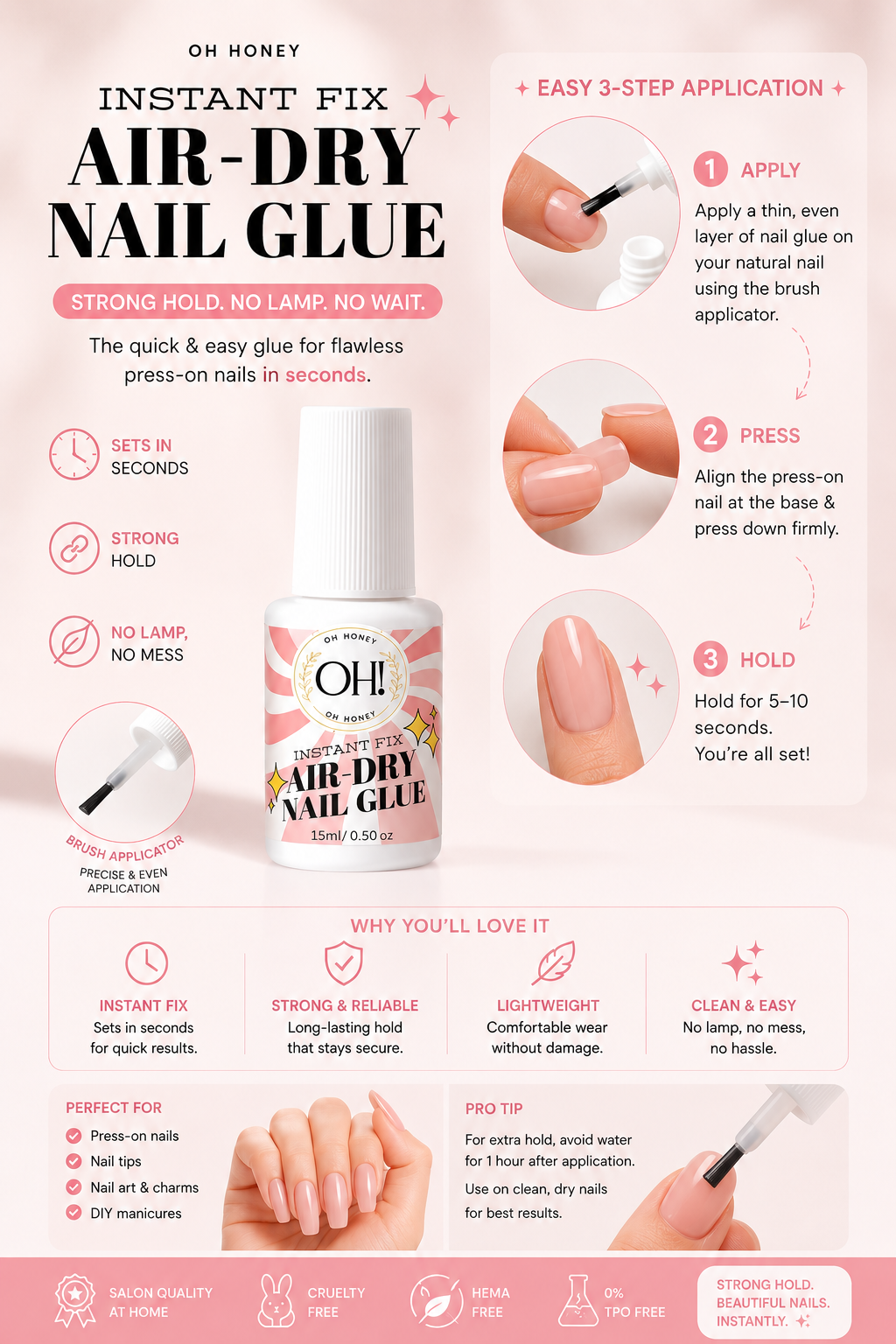Instant Fix Nail Glue