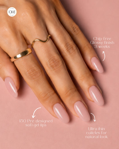 Nude Gloss Nail tips